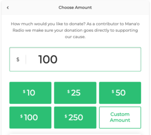 Donate to Mana'o Radio Maui