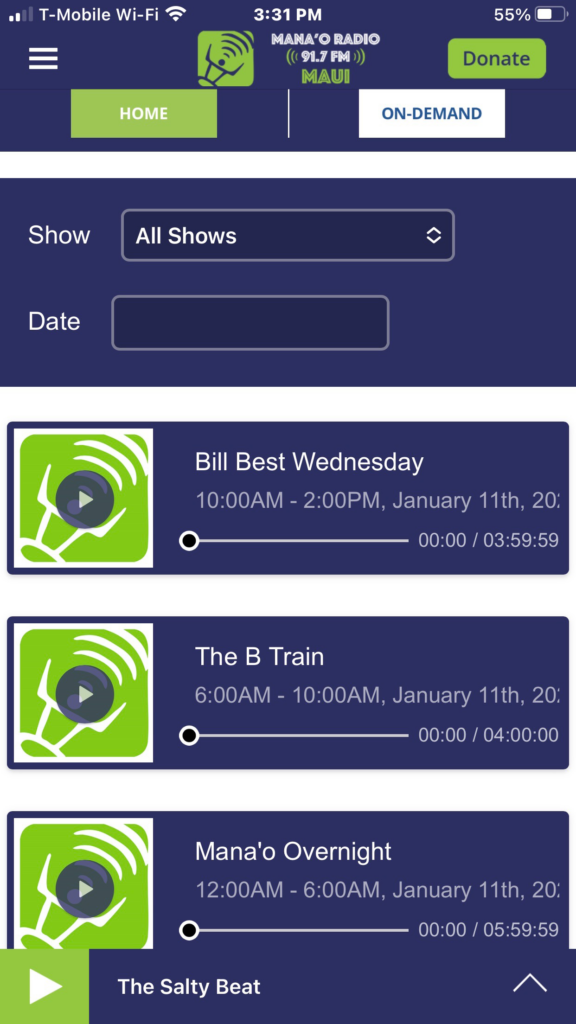 Mana'o Radio Maui Share Buttons