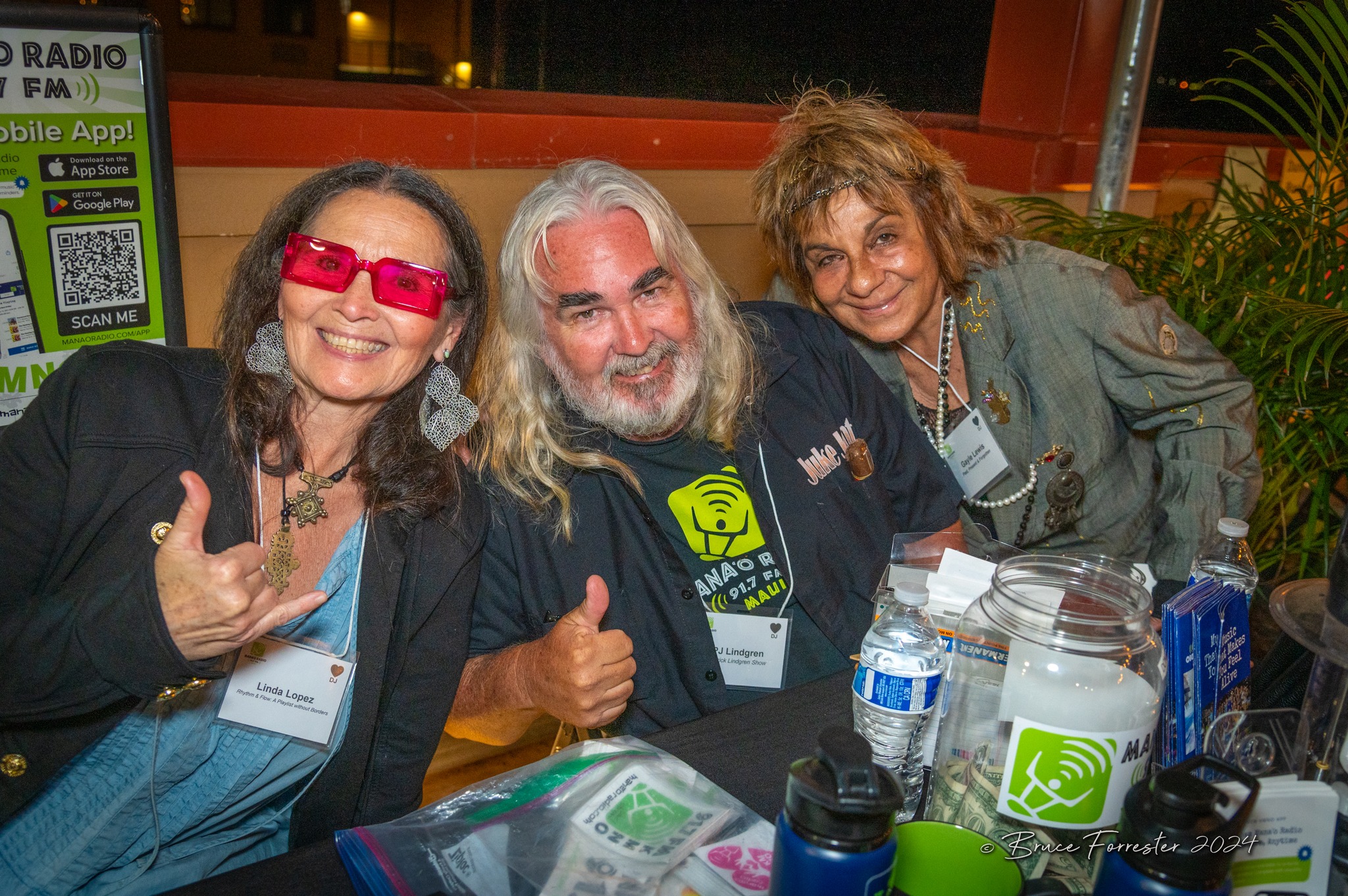 Group at Manao Radio booth